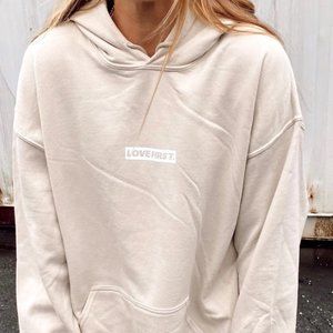 Love First hoodie